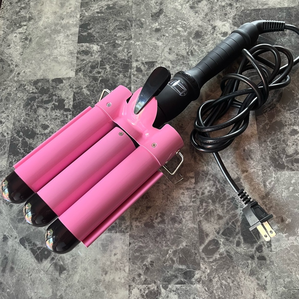 🌊Triple Barrel Extra Large Beach Waver Curling Iron